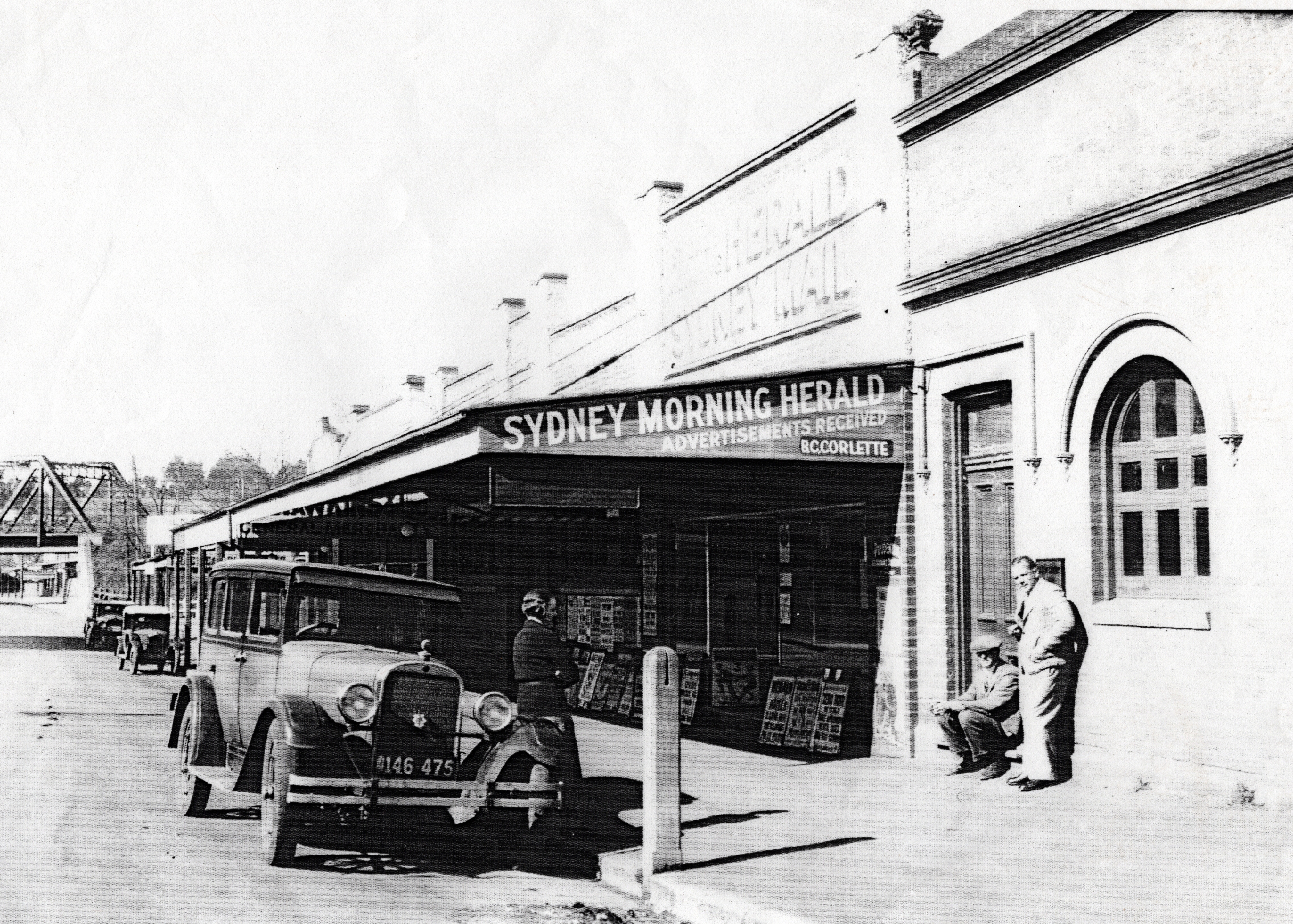 Moss Vale Newsagency c1930